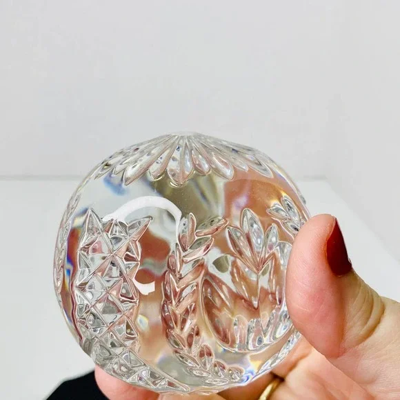 Waterford Lead Crystal Times Square 2001 Paperweight Original Sticker Signed - Picture 6 of 10